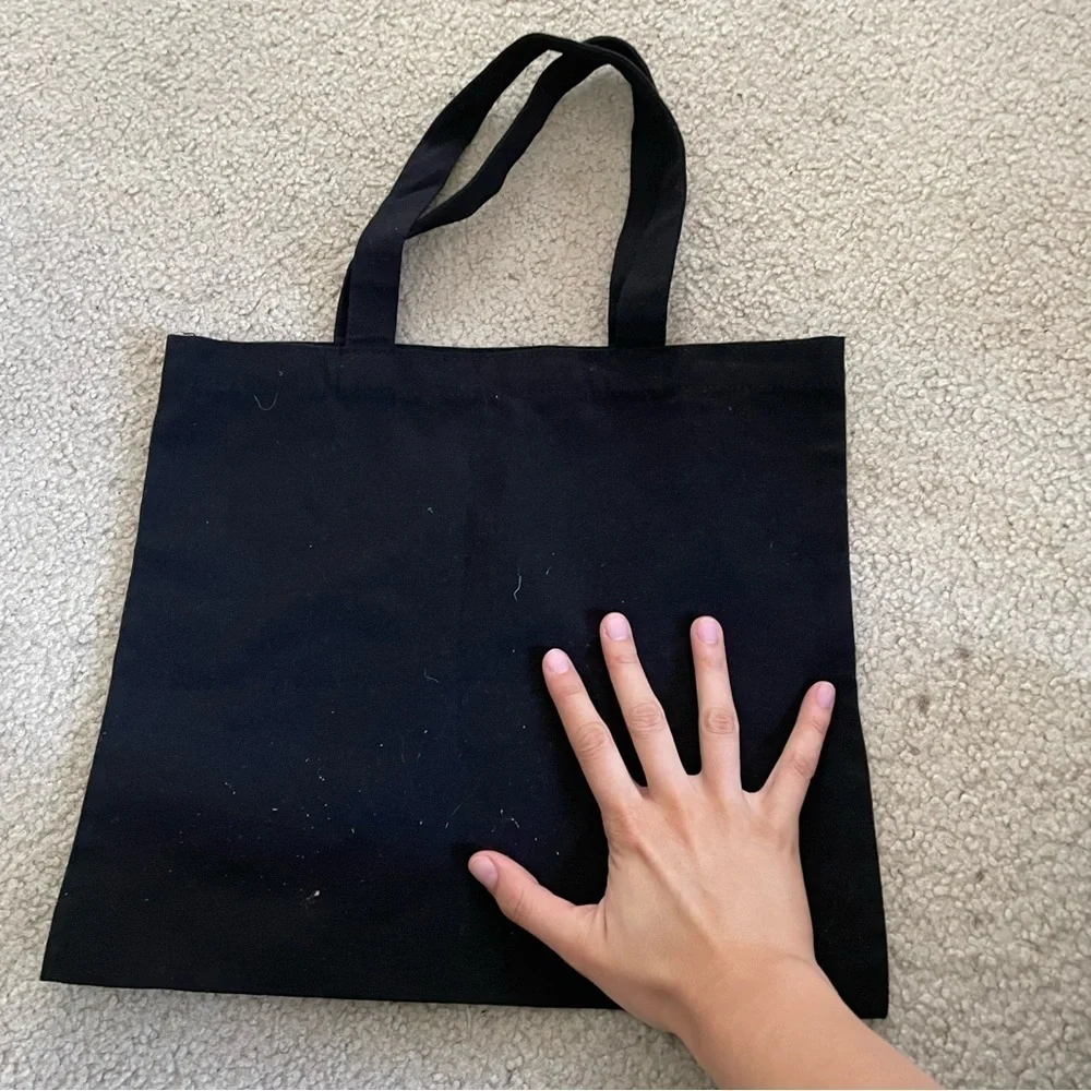 NWOT Reformation Small black and white tote bag